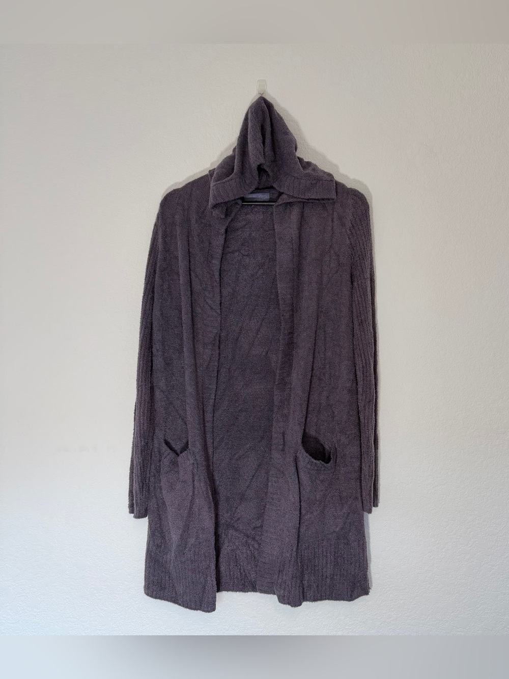 Barefoot Dreams hooded cardigan sweater